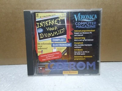 Internet voor Dummies CD-ROM Veronica Computer Magazine 1995 Dutch Windows NOS - Image 1 of 3
