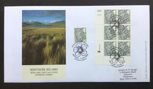 2004 6x40p + 40p N Ireland Country Definitive Cylinder Block on First Day Cover - Picture 1 of 2