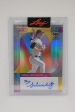 2022 Leaf Vivid Baseball XRC Rookie Auto 1/1 BA-NS1 - NOAH SCHULTZ