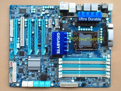 Gigabyte GA-X58A-UD3R V1.0 motherboard Socket 1366 DDR3 Intel X58 100% working - Image 1 of 4