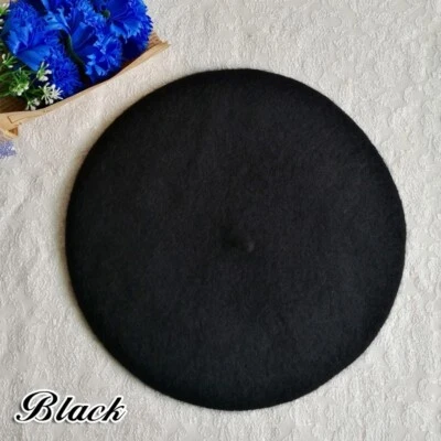 Boina de Lana para Niños Gorra Boina Linda Otoño e Invierno Cálida Pintor Lana Foto 1 de 4