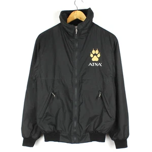 MUSTO Hombres Chaqueta Talla S Negro Bolsillos con Cremallera Completa Negro ... - Imagen 1 de 7