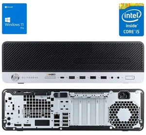HP EliteDesk 800 G4 SFF i5-8500 6x3 GHz 8/16/32GB 0/240/480/960GB Windows 11 Pro - Afbeelding 1 van 19