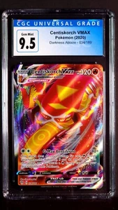 Centiskorch VMAX Full Art 034/189 Darkness Ablaze Gem Mint CGC 9.5 Pokemon 2020 - Picture 1 of 2