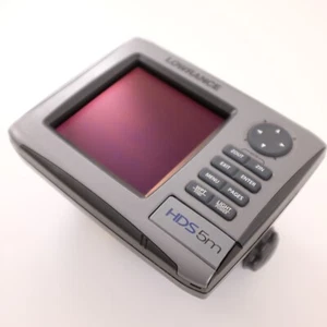Lowrance HDS 5m Chartplotter w/Sun cover Marine GPS - ENET NMEA2000 - PERFECT! - Picture 1 of 8