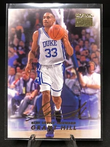 2013-14 Fleer Retro Grant Hill Skybox Premium Gold Foil Signature #141 NBA Card - Picture 1 of 2