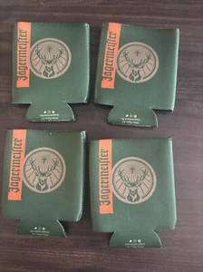 Set Of 4 Jagermeister Koozies With Mini Meister Pouch - Picture 1 of 2