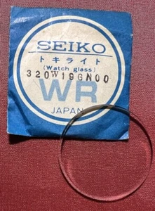 ORIGINAL SEIKO GLASS CHRYSTAL VINTAGE NOS 320W19GN00 FOR 7009 8080 / 7009 8081 - Imagen 1 de 2