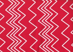 BTY Windham ZIGGY White Zig Zag Dark Orange Print 100% Cotton Quilt Fabric YARD - Picture 1 of 2