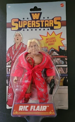 ¡¡FIGURA DE ACCIÓN CON BATA MATTEL WWE SUPERSTARS RIC FLAIR!! NATURE BOY!! Foto 1 de 2