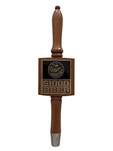 Vintage Wood Miller $1,000 Beer Tap Handle Knob 10.5” Pub Bar Brewing Rare
