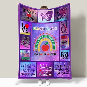 Graduation Birthday Gifts Teachers Day Throw Blanket for Couch Bed Sofa Office - Picture 1 of 6