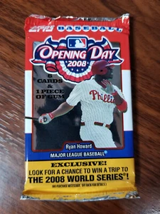 2008 Topps Opening Day MLB 6 Card Blaster Pack - Buy More and Save! - Picture 1 of 4