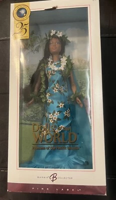 Boneca Barbie Princesa das Ilhas do Pacífico Bonecas do Mundo 2005 Mattel - Imagem 1 de 4