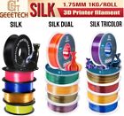 Geeetech Filamento Silk PLA 1,75mm 1kg Varios colores de seda para impresoras 3D