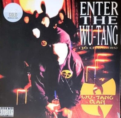 WU-TANG CLAN ENTER THE WU-TANG (36 CHAMBERS)- GOLD MARBLED VINYL LP " NEW " - Image 1 of 2
