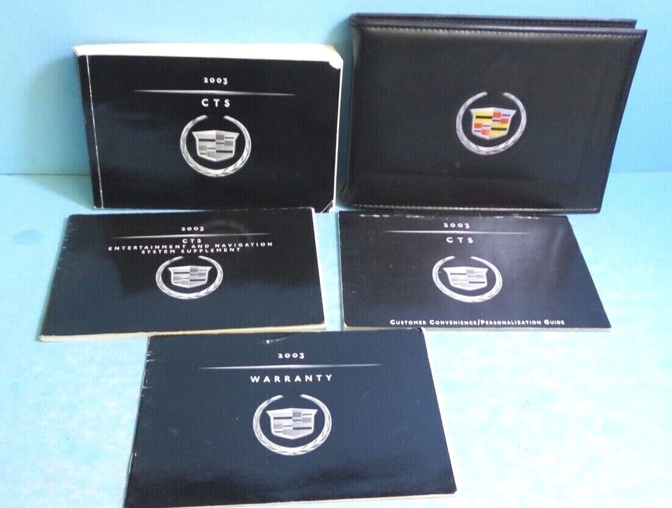 03 2003 Cadillac CTS manual del propietario con navegación Foto 1 de 1