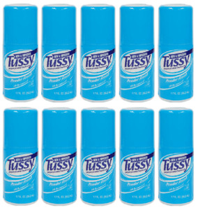 Tussy Anti-Perspirant Deodorant Roll-On, Powder Fresh, 1.70 oz (10 Pack)