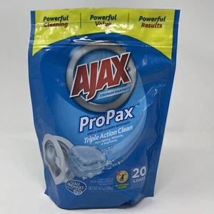 Detergente para ropa Ajax ProPax triple acción limpio 20 cargas 14,1 oz descontinuado - Imagen 1 de 4