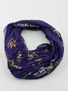 Bufanda púrpura delgada infinita de los Baltimore Ravens fútbol americano NFL - Imagen 1 de 7