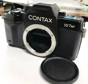 Contax 167MT fotocamera reflex pellicola 35mm solo corpo testata funzionante - Foto 1 di 2