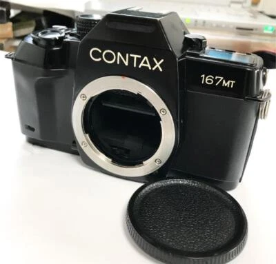 Cuerpo de cámara fotográfica Contax 167MT SLR 35 mm solo probado funcionando Foto 1 de 2