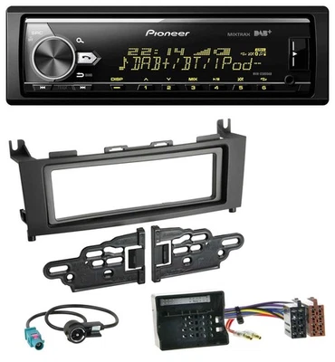 Pioneer Bluetooth USB DAB MP3 Autoradio für Mercedes GLK (2008-2012) - Bild 1 von 4