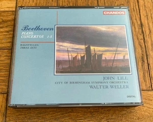 Beethoven: Piano Concertos 1-5, Bagatelles - John Lill (3 CD Set, 1992) Complete - Picture 1 of 3