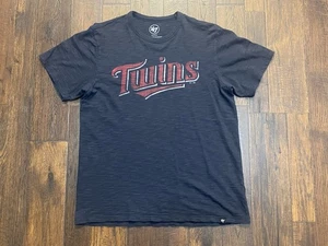 T-shirt Minnesota Twins 47 marca MLB vintage uomo blu medio - Foto 1 di 6