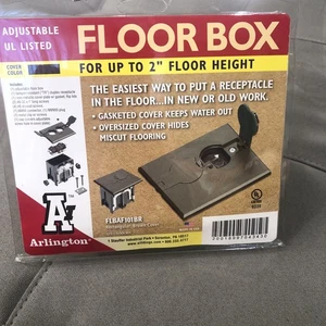 Lot Of 4 Arlington Floor Box Kits FLBAF101br - Picture 1 of 4