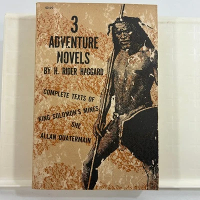 3 Adventure Novels H. Rider Haggard 1951 Dover Edition King Solomon Foto 1 de 4
