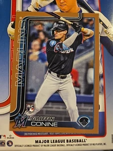 2025 Topps Serie 2 - GRIFFIN CONINE #447 Gold Parallel #/2025 RC Marlins - Foto 1 di 2