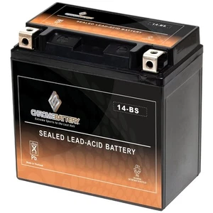 YTX14-BS ATV Battery HONDA TRX350, D FourTrax 4x4 350CC 86-'89 18 Month Warranty - Picture 1 of 7