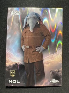 2025 Topps: Chrome-Star Wars/Debut/RayWave Refractor #96 NOL 🌌🐷🎬 - Picture 1 of 2