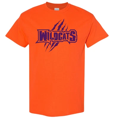 CAMISETA WILDCATS / Garra Marks, Colores Escolares Populares, Tallas Unisex Juveniles y Adultos Foto 1 de 4