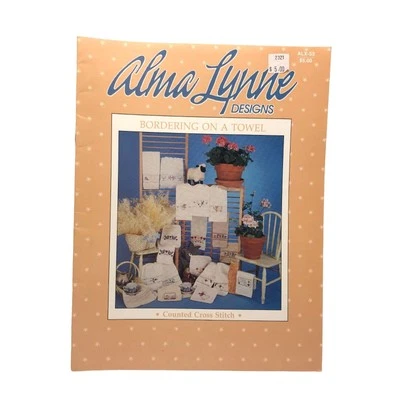 Vintage Cross Stitch Patterns, Bordering on a Towel, Fingertip ALX53, Alma Lynne - Image 1 of 2