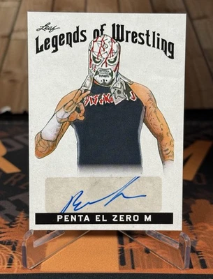Penta El Zero M 2018 Leaf Legends Of Wrestling Auto #LW-PE1 WWE SUPERSTAR Foto 1 de 2