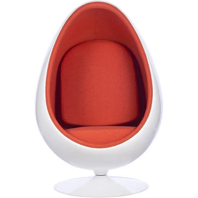 Retro Egg Pod Chair (Orange) - Image 1 of 4