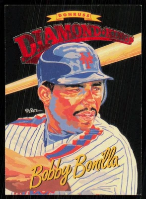 1994 Donruss Diamond Kings Bobby Bonilla New York Mets #DK-13 - Image 1 of 2