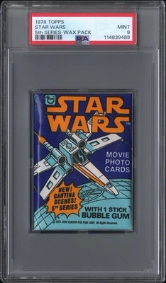 1978 Topps Star Wars 5th Series Sealed Wax Pack PSA 9 - Image 1 of 2