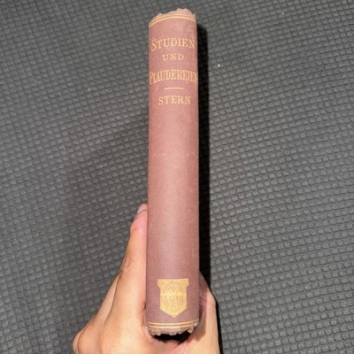 Studien Und Plaudereinen by Sigmon Stern 1879 German/English - Image 1 of 4