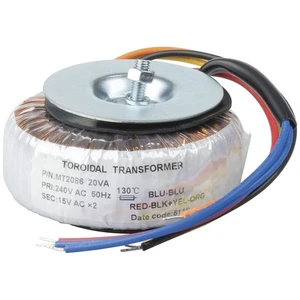 15V-0-15V 20VA Toroidal Transformer - Low Profile - Picture 1 of 1