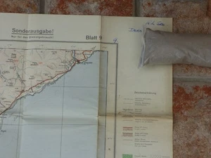 DORNOCH. 1938 Original German WW2 Invasion Map. - Picture 1 of 3