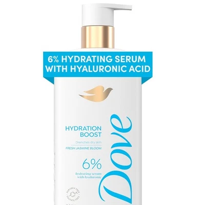 Dove Serum Body Wash Hydration Boost empapa activamente la piel seca con 18,5 OZ Foto 1 de 4