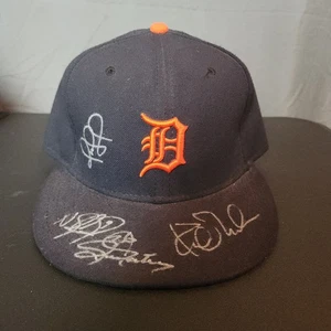 New Era 59Fifty Fitted Hat Authentic Detroit Tigers EUC MLB Baseball Cap Autos  - Bild 1 von 9