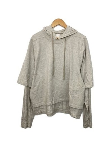 RICK OWENS DRKSHDW Strato Felpa con cappuccio L Cotone GRIGIO Solido DU01C6281 MRIGRN