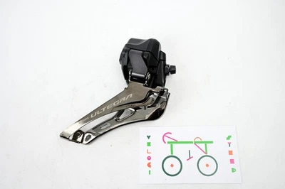 Shimano Ultegra Di2 FD-R8150 2x 12s Bike Front Derailleur Braze-On Road Cycling - Image 1 of 4