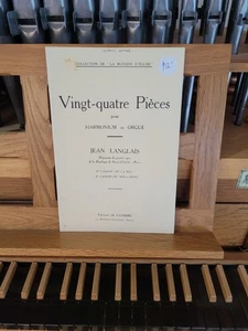 * Jean Langlais: 24 piezas, libro 2; órgano (Combre) - Imagen 1 de 1