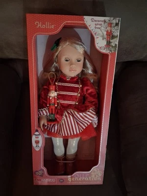 NUEVO 2025 Nuestra Generación 18" Muñeca de Navidad Coleccionable Hollie - Edición Limitada Foto 1 de 4