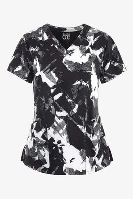 BARCO ONE MUJER SPANDEX STRECTH 4 BOLSILLOS ESTAMPADO TOP ARTISTA TOQUE TODAS LAS TALLAS NUEVO CON ETIQUETAS Foto 1 de 2